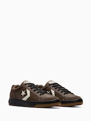 Converse Brown Pro Blaze Classic Ox Trainers - Image 3 of 6