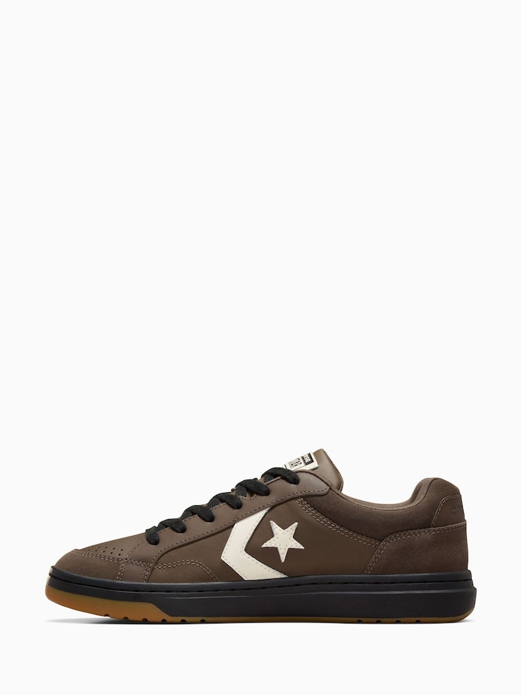 Converse Brown Pro Blaze Classic Ox Trainers - Image 4 of 6