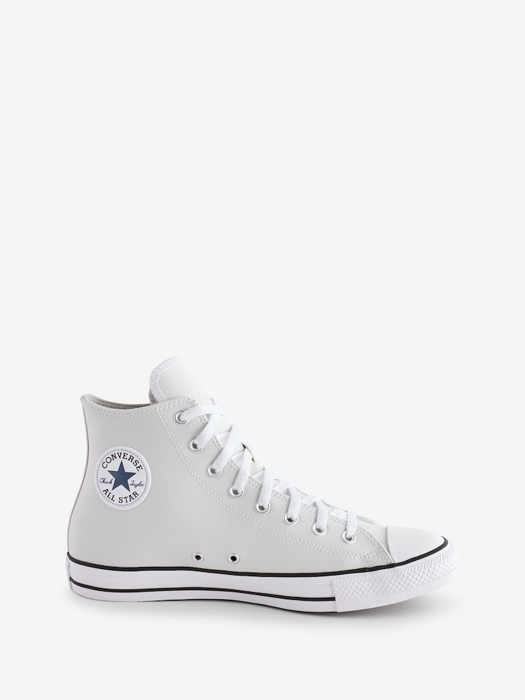 Converse Grey Chuck Taylor All Star High Top Trainers - Image 1 of 15