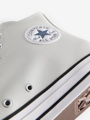 Converse Grey Chuck Taylor All Star High Top Trainers - Image 14 of 15