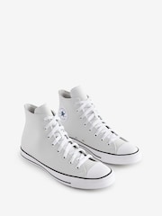 Converse Grey Chuck Taylor All Star High Top Trainers - Image 5 of 15