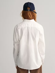 Weiß - GANT Oxfordhemd mit Schild-Logo aus 100 % Baumwolle - Bild 2 von 5