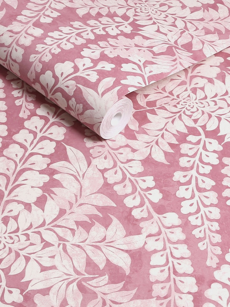 Raspberry Roaming Leaf 10M Wallpaper - Image 5 of 5