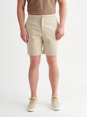 Peckham Rye Natural Comfort Linen Mix Bermuda Shorts - Image 1 of 4