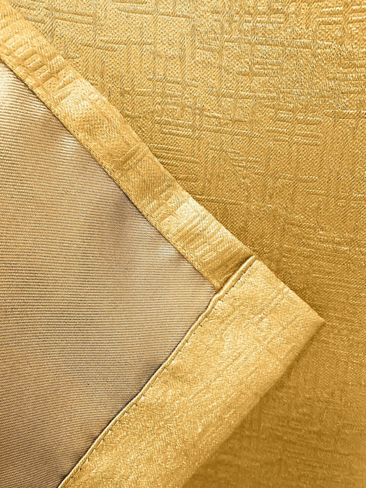 Enhanced Living Ochre Yellow Vogue Ready Made Thermal Blackout Eyelet Curtains - Image 5 of 5
