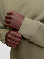 JACK & JONES Green Oversized Crew Neck Sweat Top - Image 4 of 7