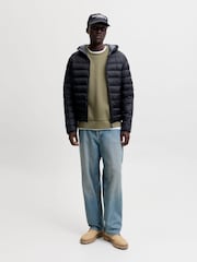 JACK & JONES Green Oversized Crew Neck Sweat Top - Image 5 of 7