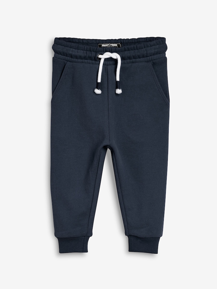 Navy Blue Soft Touch Jersey Joggers (3mths-7yrs) - Image 1 of 3