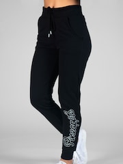 Pineapple Black Loopback Joggers - Image 4 of 5