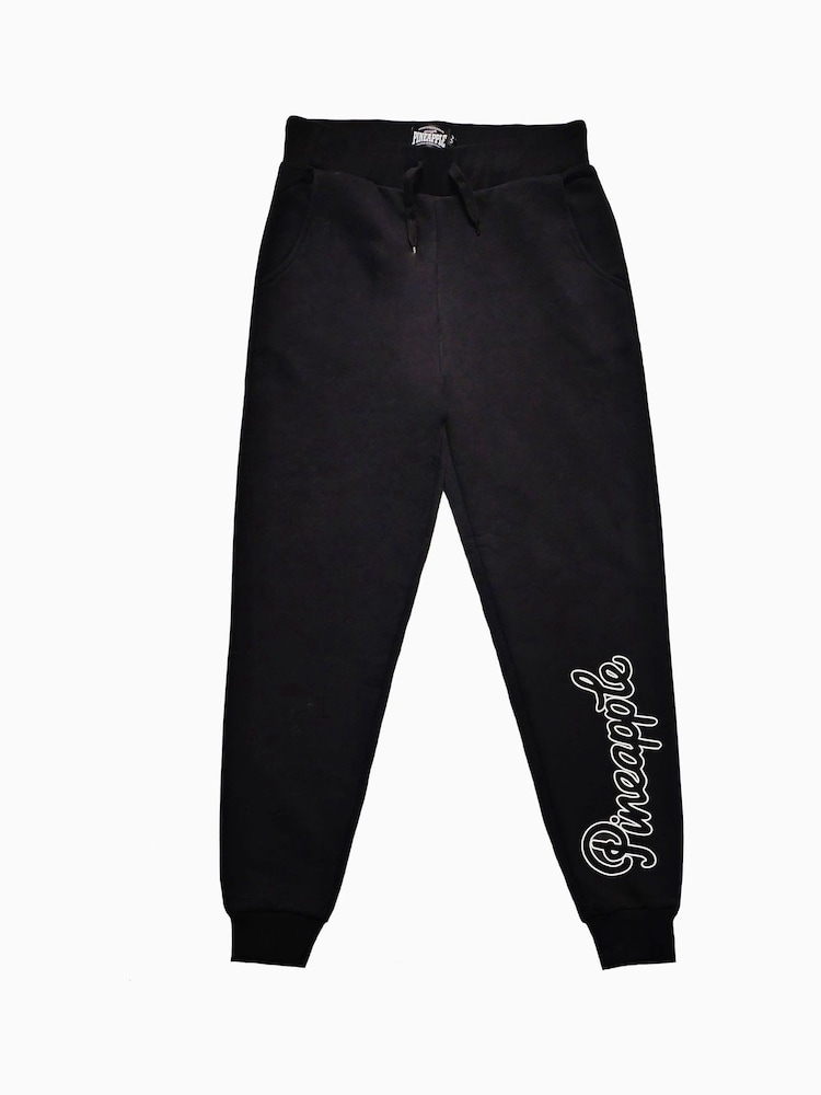Pineapple Black Loopback Joggers - Image 5 of 5 Pineapple Black Loopback Joggers - Image 5 of 5