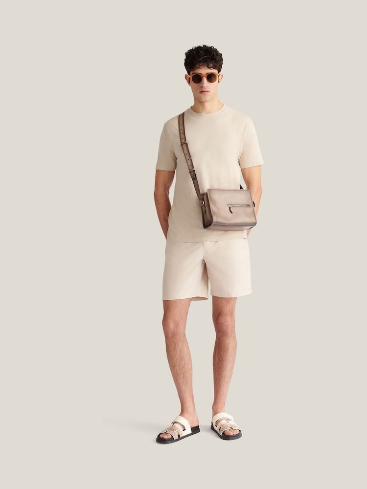 Peckham Rye Natural Slub Short Sleeve T-Shirt - Image 2 of 5