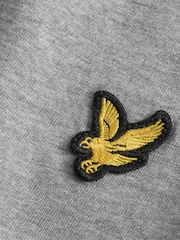 Lyle & Scott Grey Marl Crew Neck Cotton T-Shirt - Image 8 of 8