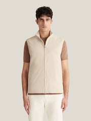 Peckham Rye Natural Zip Vest - Image 1 of 6