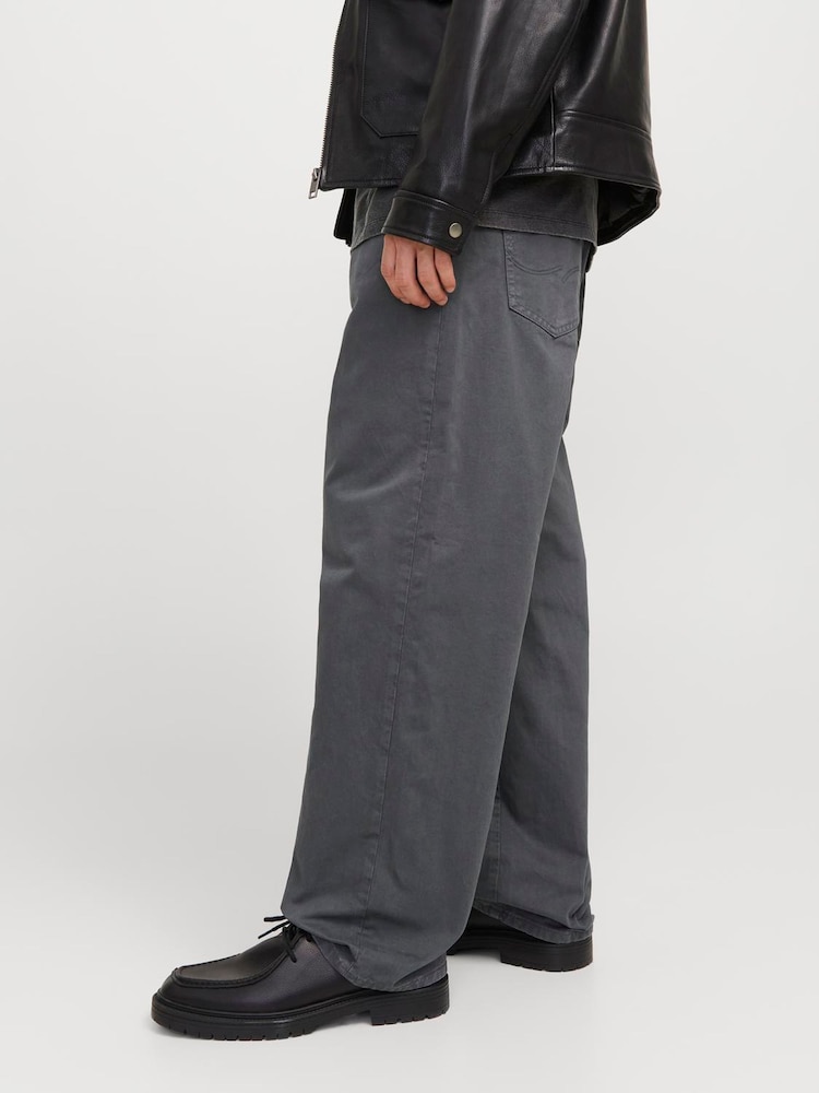 Grå - JACK & JONES Alex Baggy Fit Arbeidsbukser - Bilde 2 av 4