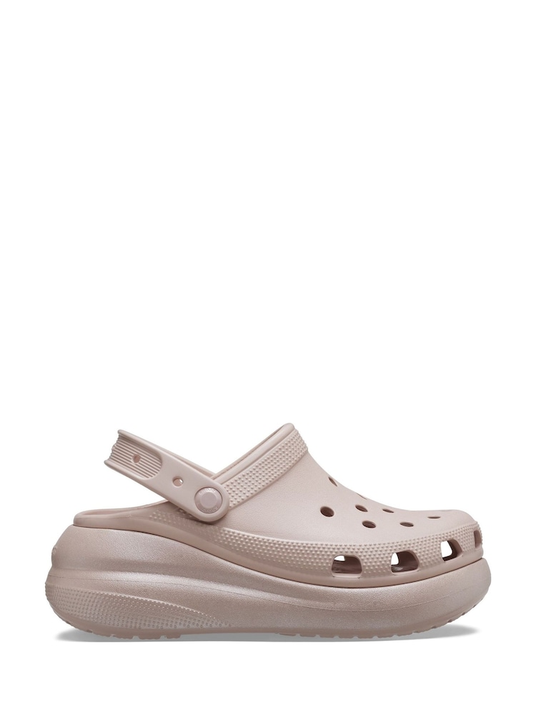 Crocs Light Pink Classic Crush Clogs - Image 1 of 4