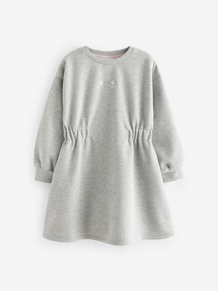 Baker by Ted Baker Branded Back Sweat Dress - Image 2 of 5