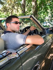 Peckham Rye Blue Open Collar Short Sleeves Knitted Polo - Image 3 of 7