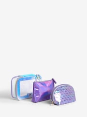 Purple Iridescent Kids Mermaid Makeup Bag - Image 5 of 6