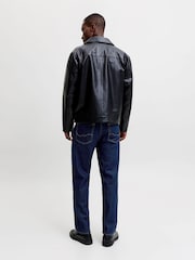 JACK & JONES Deep Blue Loose Fit Eddie Jeans - Image 4 of 8