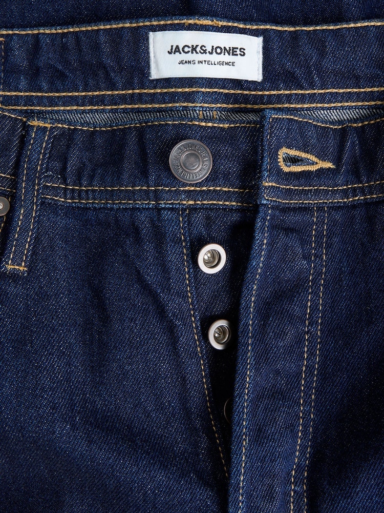 JACK & JONES Deep Blue Loose Fit Eddie Jeans - Image 8 of 8 JACK & JONES Deep Blue Loose Fit Eddie Jeans - Image 8 of 8