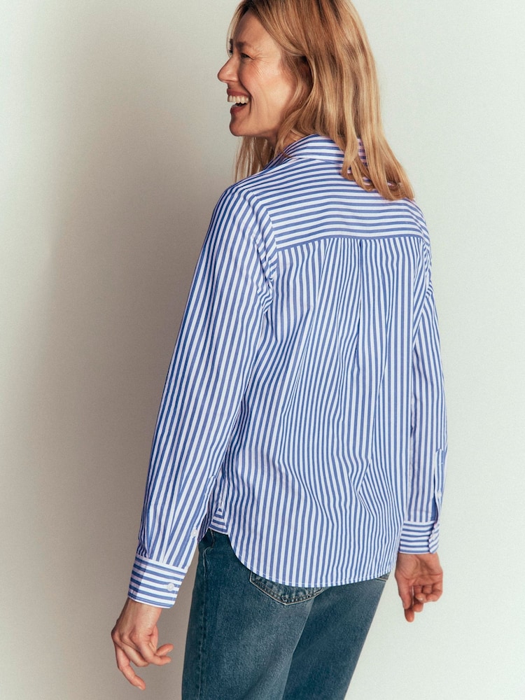 ブルーストライプ - Boden New Sienna コットン シャツ - 画像 2 / 4
