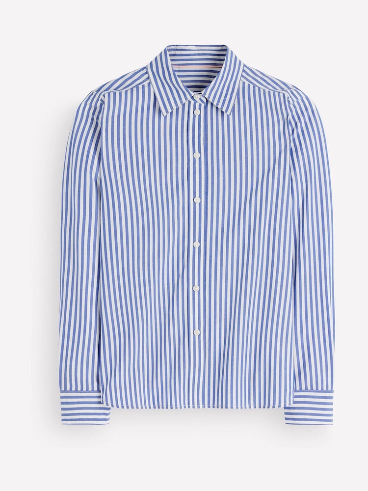 ブルーストライプ - Boden New Sienna コットン シャツ - 画像 4 / 4