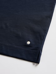 Azul - Camiseta de manga corta Peckham Rye Slub - Imagen 4 de 4