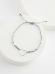 Sterling Silver Heart Pully Bracelet - Image 3 of 4