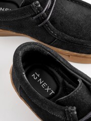 Schwarz - Schnürschuhe mit kontrastierender Sohle - Bild 5 von 6