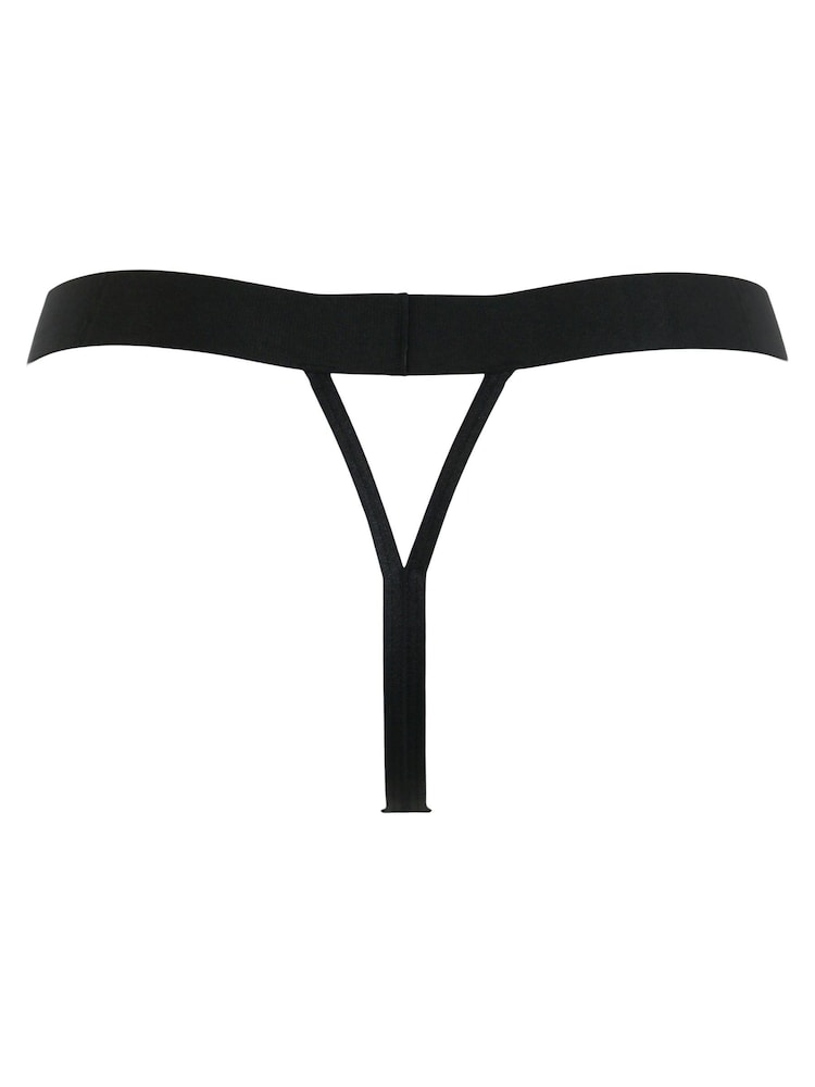 Pour Moi Black Thong Constance V Knickers - Image 4 of 4 Pour Moi Black Thong Constance V Knickers - Image 4 of 4