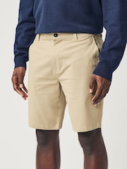 Navy Blue/Grey/Stone Slim Fit Stretch Chinos Shorts 3 Pack - Image 6 of 12