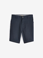 Navy Blue/Grey/Stone Slim Fit Stretch Chinos Shorts 3 Pack - Image 8 of 12