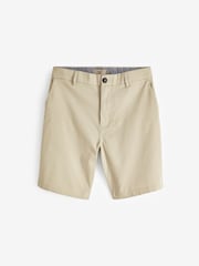 Navy Blue/Grey/Stone Slim Fit Stretch Chinos Shorts 3 Pack - Image 9 of 12