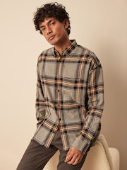 Grey Check Long Sleeve Shirt - Image 1 of 7