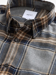Grey Check Long Sleeve Shirt - Image 6 of 7