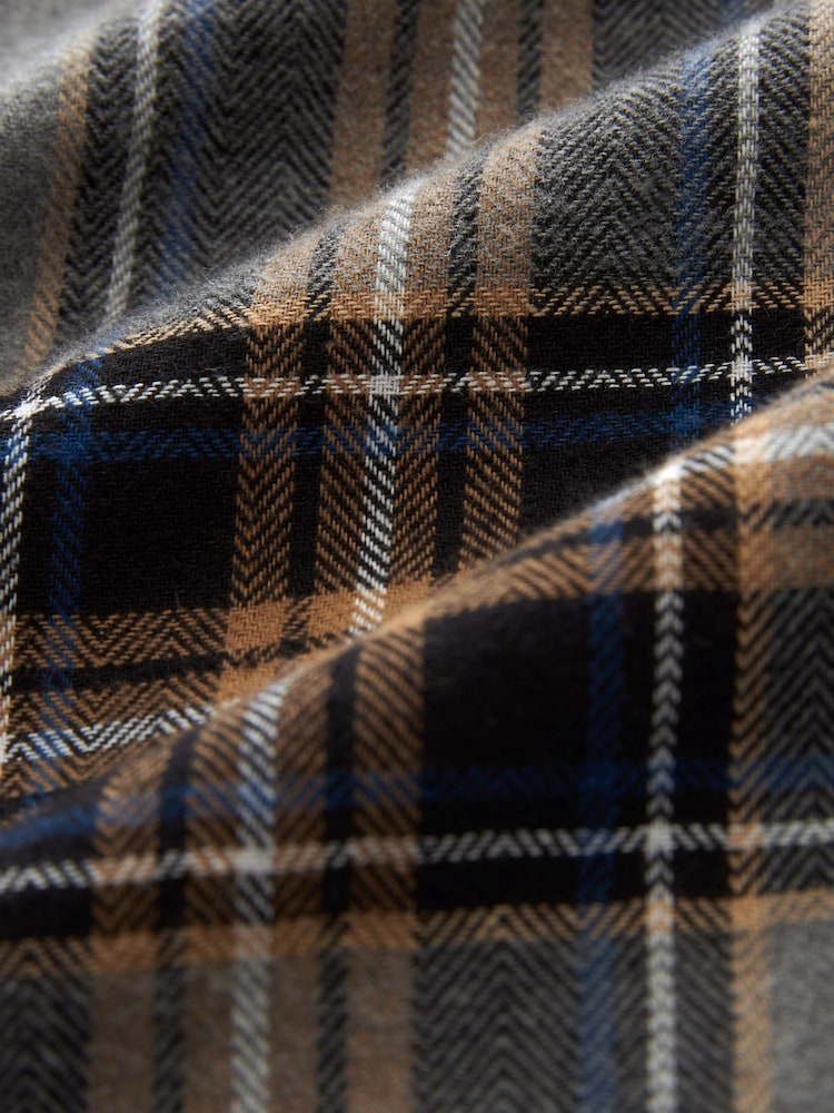 Grey Check Long Sleeve Shirt - Image 7 of 7 Grey Check Long Sleeve Shirt - Image 7 of 7