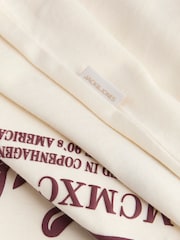 JACK & JONES White Long Sleeve Back Print T-Shirt - Image 8 of 11