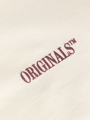 JACK & JONES White Long Sleeve Back Print T-Shirt - Image 9 of 11