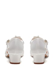 Rainbow Club White Kids Lemonade Satin Bridesmaid Shoes - Image 4 of 5