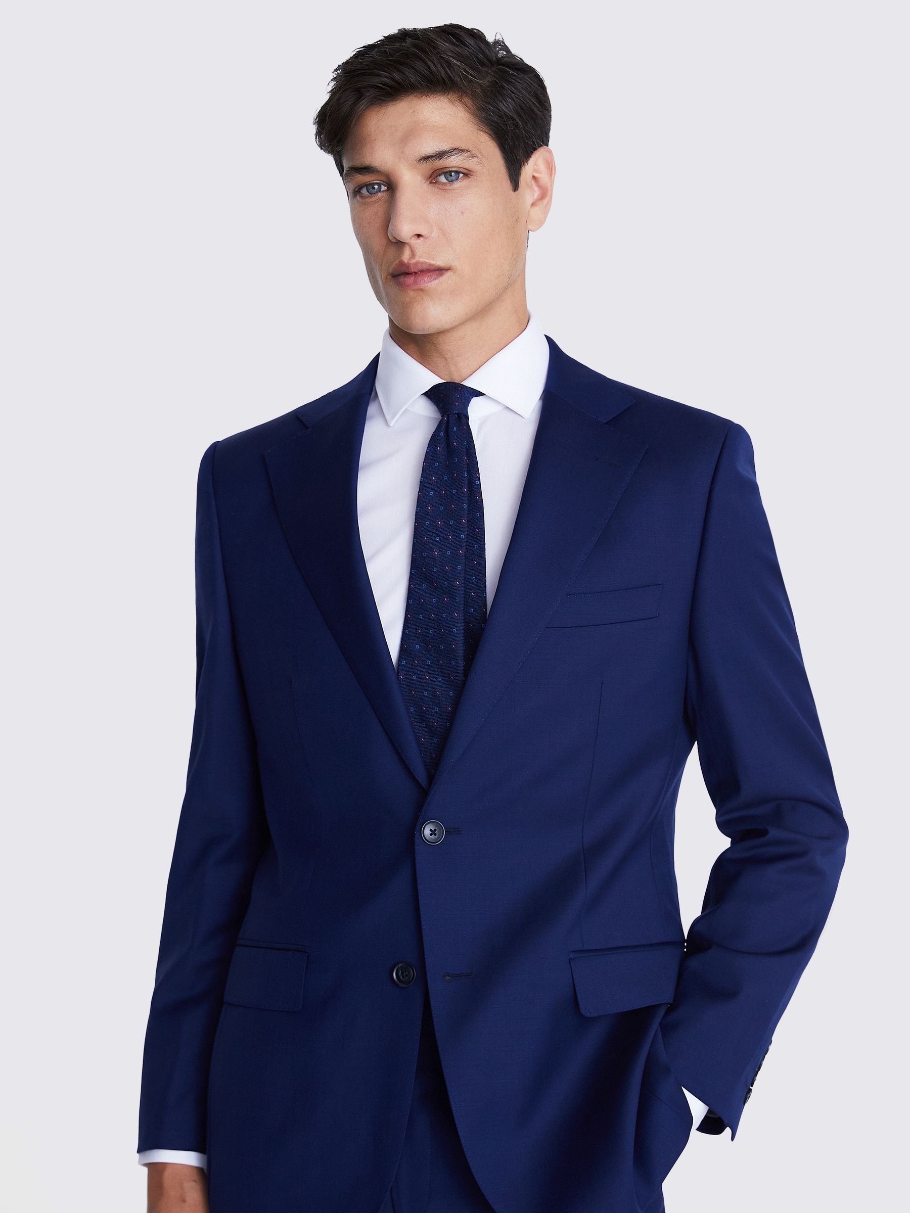 【WEB限定】 Blue Navy MOSS Buy Tailored USA Next from Jacket Suit twill Fit ジャケット・アウター