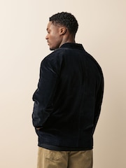 Black Micro Corduroy Shacket - Image 3 of 10
