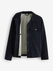 Black Micro Corduroy Shacket - Image 6 of 10