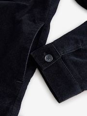 Black Micro Corduroy Shacket - Image 8 of 10