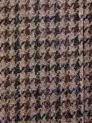 Brown Signature Moon's Wool Dogtooth Blazer - Image 12 of 12