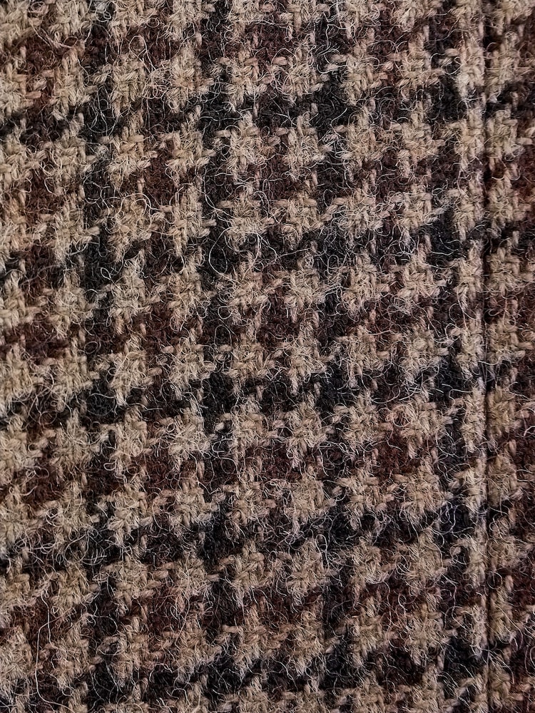Brown Signature Moon's Wool Dogtooth Blazer - Image 12 of 12