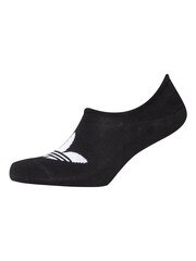 Pack de tres pares de calcetines invisibles en negro de adulto de adidas Originals - Imagen 5 de 5