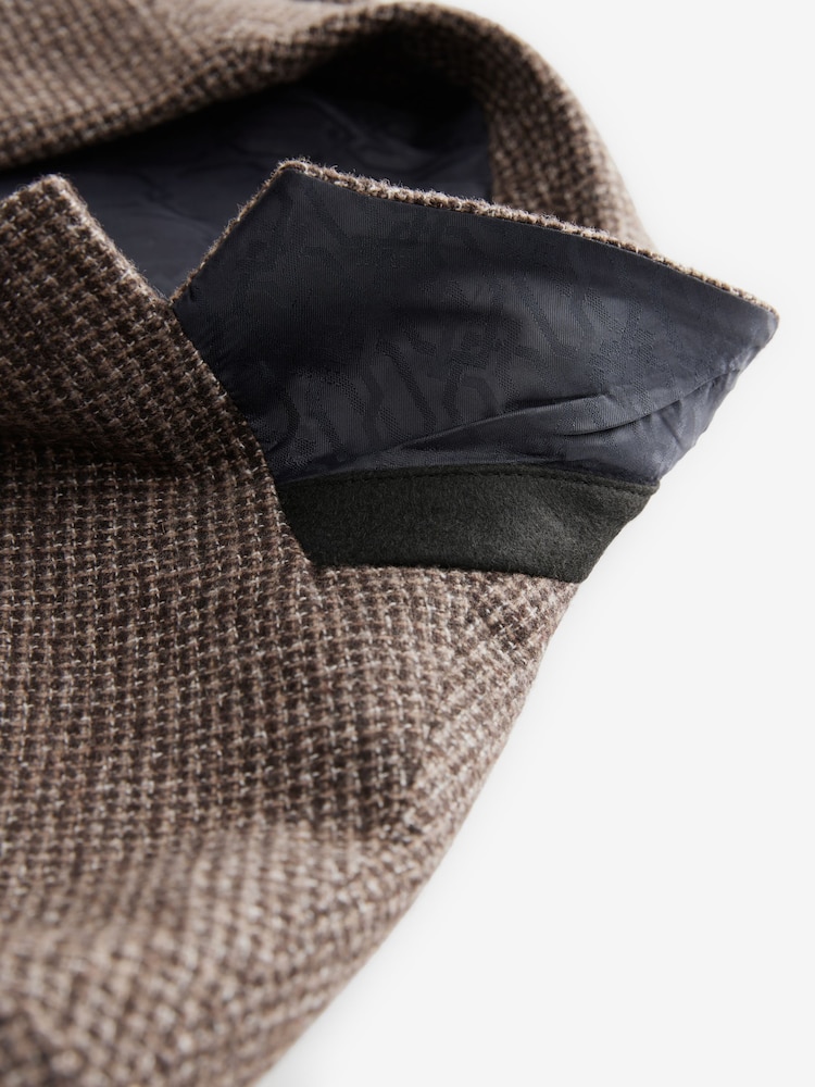 Коричневий - Brushed Check блейзер With Wool - Image 9 of 10
