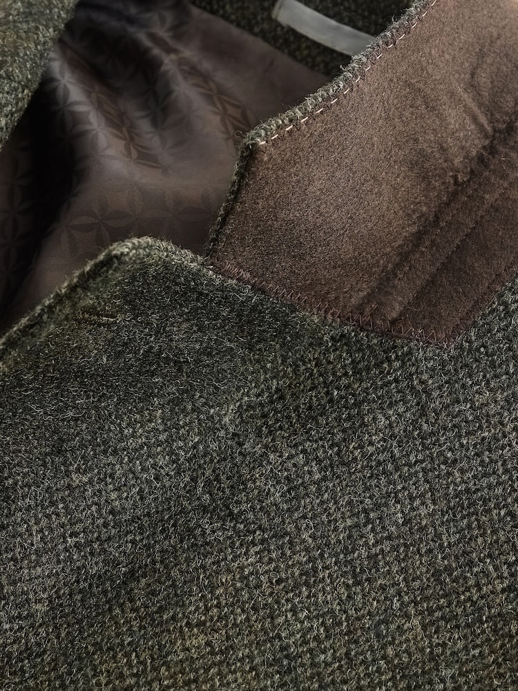 Green Signature Moons British Wool Textured Blazer - Image 11 of 11