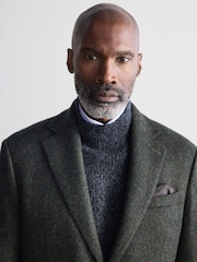 Green Signature Moons British Wool Textured Blazer - Image 4 of 11