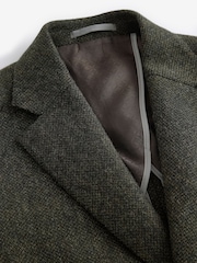 Green Signature Moons British Wool Textured Blazer - Image 9 of 11